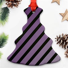 Purple Elegant Lines Ornament (christmas Tree) by Valentinaart