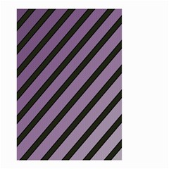 Purple Elegant Lines Small Garden Flag (two Sides)