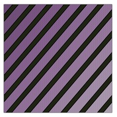 Purple Elegant Lines Large Satin Scarf (square)