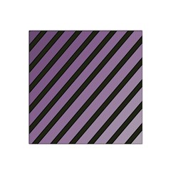 Purple Elegant Lines Satin Bandana Scarf