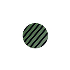 Green Elegant Lines 1  Mini Buttons