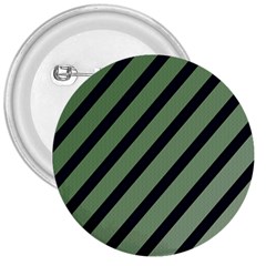 Green Elegant Lines 3  Buttons by Valentinaart