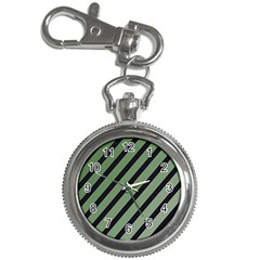 Green Elegant Lines Key Chain Watches