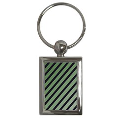 Green Elegant Lines Key Chains (rectangle) 