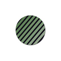 Green Elegant Lines Golf Ball Marker by Valentinaart