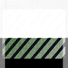 Green Elegant Lines Rectangular Jigsaw Puzzl