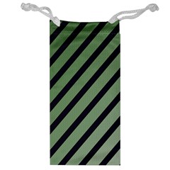 Green Elegant Lines Jewelry Bags