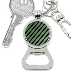 Green Elegant Lines Bottle Opener Key Chains