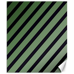 Green Elegant Lines Canvas 20  X 24  