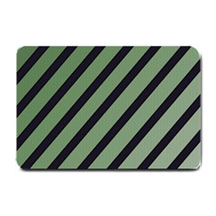 Green Elegant Lines Small Doormat 