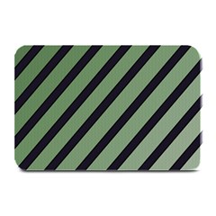 Green Elegant Lines Plate Mats