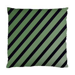 Green Elegant Lines Standard Cushion Case (two Sides)