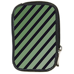 Green Elegant Lines Compact Camera Cases