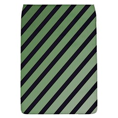 Green Elegant Lines Flap Covers (l)  by Valentinaart