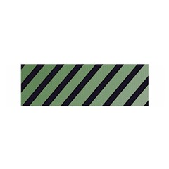 Green Elegant Lines Satin Scarf (oblong)