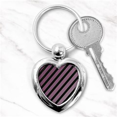 Elegant Lines Key Chains (heart)  by Valentinaart