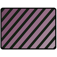 Elegant Lines Double Sided Fleece Blanket (large) 