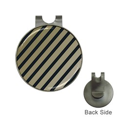 Decorative Elegant Lines Hat Clips With Golf Markers