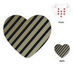 Decorative elegant lines Playing Cards (Heart)  Front