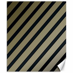 Decorative Elegant Lines Canvas 8  X 10 