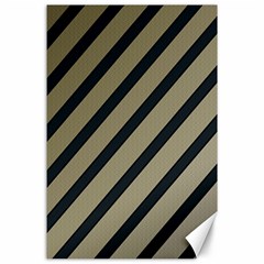 Decorative Elegant Lines Canvas 24  X 36 