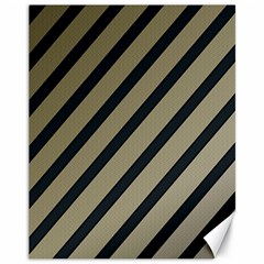 Decorative Elegant Lines Canvas 11  X 14  