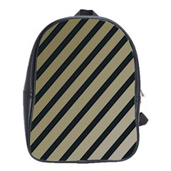 Decorative Elegant Lines School Bags(large)  by Valentinaart