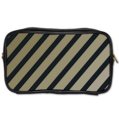 Decorative Elegant Lines Toiletries Bags