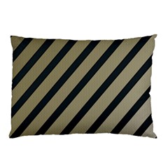 Decorative Elegant Lines Pillow Case (two Sides) by Valentinaart