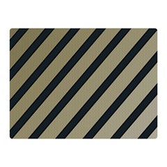 Decorative Elegant Lines Double Sided Flano Blanket (mini) 