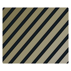 Decorative Elegant Lines Double Sided Flano Blanket (small) 