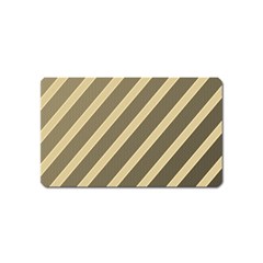 Golden Elegant Lines Magnet (name Card)