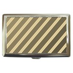 Golden elegant lines Cigarette Money Cases Front