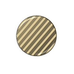 Golden Elegant Lines Hat Clip Ball Marker (4 Pack) by Valentinaart