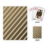 Golden elegant lines Playing Card Back