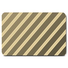 Golden Elegant Lines Large Doormat 