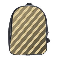 Golden Elegant Lines School Bags(large) 