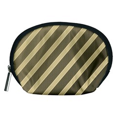 Golden Elegant Lines Accessory Pouches (medium) 