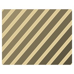 Golden Elegant Lines Double Sided Flano Blanket (medium) 