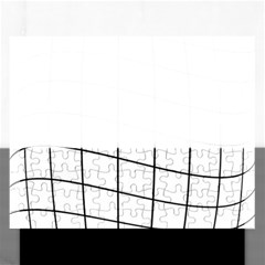 Simple Lines Rectangular Jigsaw Puzzl