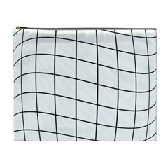 Simple Lines Cosmetic Bag (xl) by Valentinaart