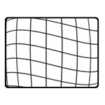 Simple lines Fleece Blanket (Small) 50 x40  Blanket Front