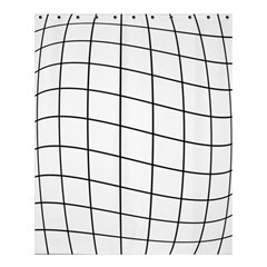 Simple Lines Shower Curtain 60  X 72  (medium) 