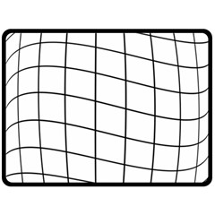 Simple Lines Double Sided Fleece Blanket (large) 