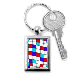 Colorful cubes  Key Chains (Rectangle) 