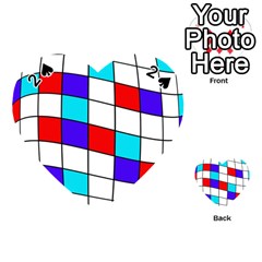 Colorful cubes  Playing Cards 54 (Heart) 