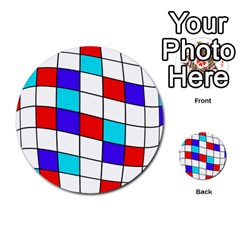 Colorful cubes  Multi-purpose Cards (Round) 