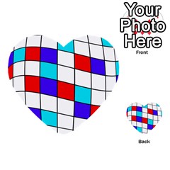 Colorful cubes  Multi-purpose Cards (Heart) 