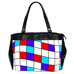 Colorful Cubes  Office Handbags (2 Sides)  by Valentinaart