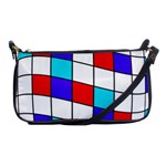 Colorful cubes  Shoulder Clutch Bags Front